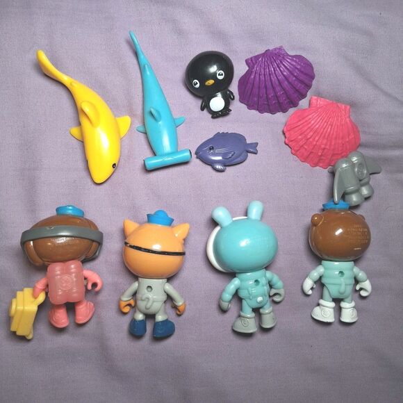 Octonauts Figures Kwazii Tweak Dashi Shellington & Sea Creatures Lot - Picture 2 of 2